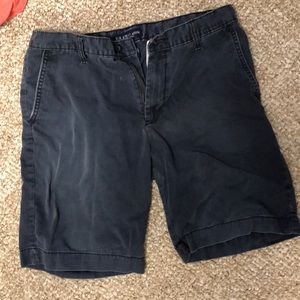 Navy Blue Khaki Shorts